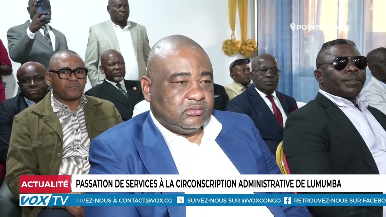 Passation de services a la circonscription administrative de Lumumba