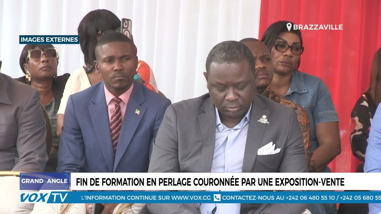 Fin de formation en perlage couronnée par une exposition vente