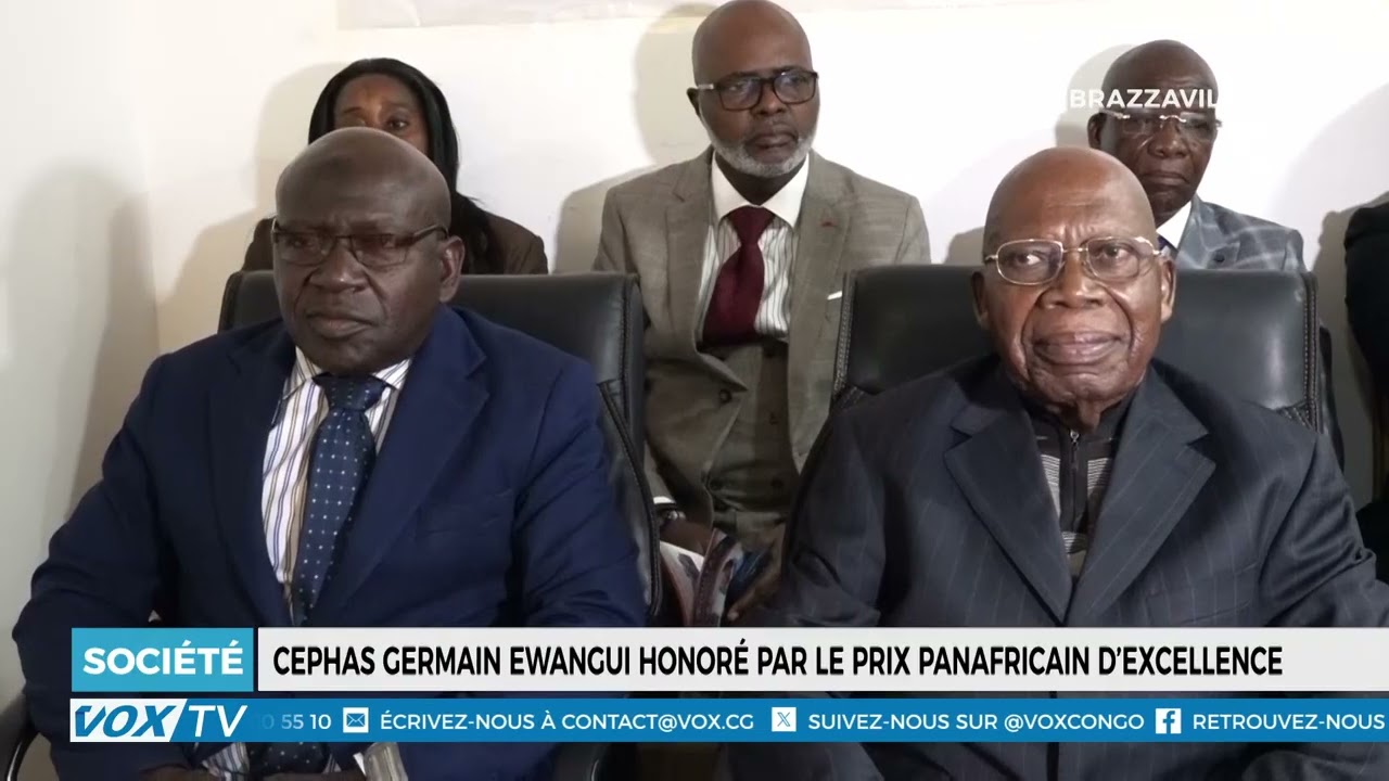 Cephas Germain Ewangui honoré par le prix panafricain d&rsquo;excellence