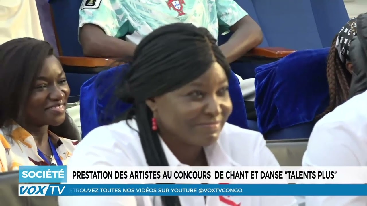 Prestation des artistes au concours  de chant et danse talents plus
