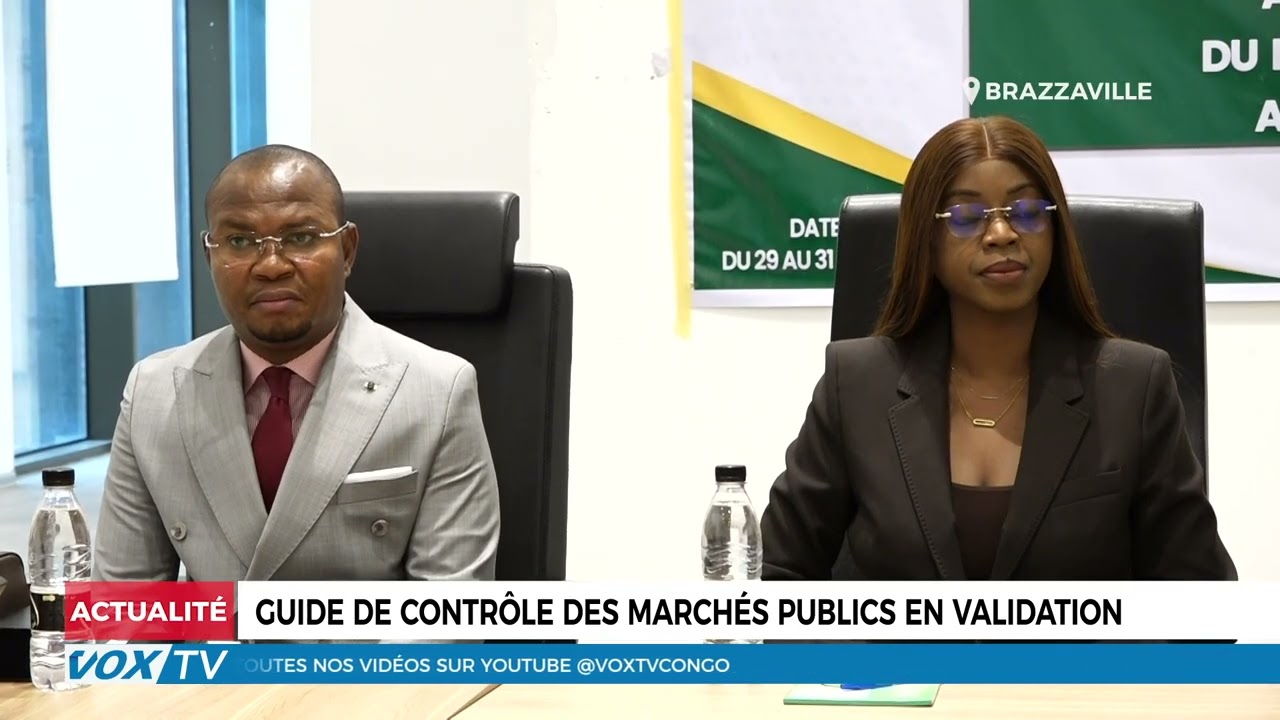 Guide de contrôle des marchés publics en validation