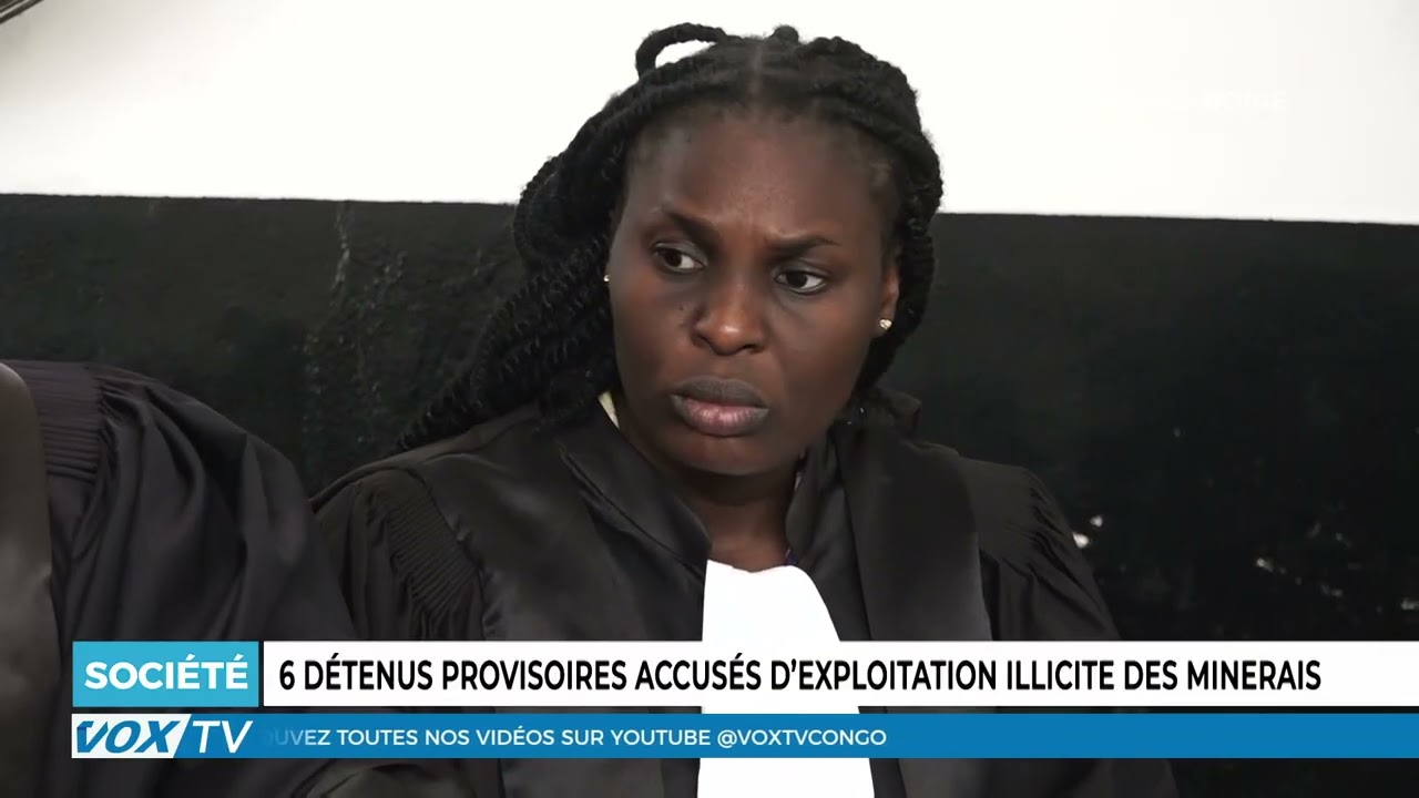 6 detenus provisoires accuses d&rsquo;exploitation illicite des minerais