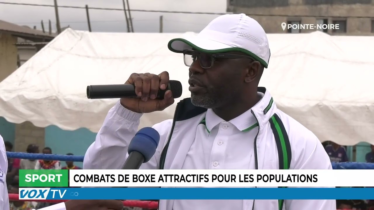 Combats de boxe attractifs pour les populations