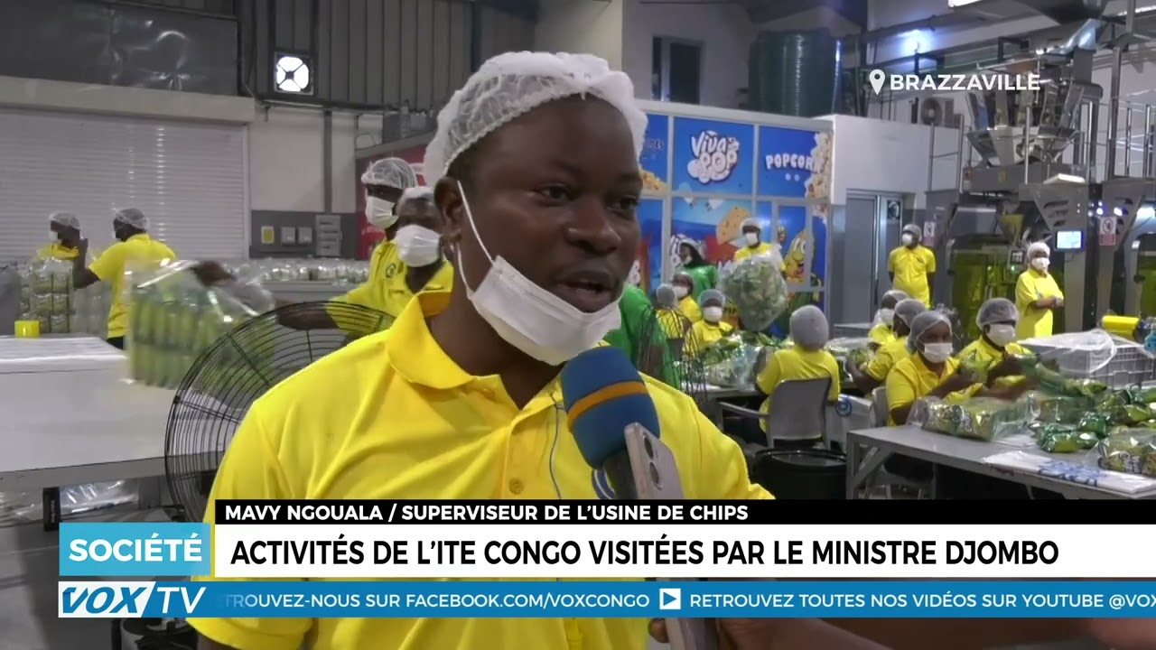 Activités de L’ITE CONGO visitées par le ministre Djombo