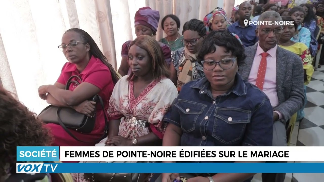 Femmes de Pointe-Noire édifiées sur le mariage
