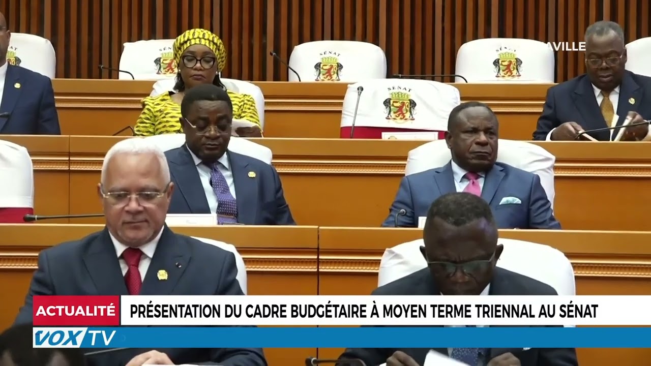 présentation du cadre budgétaire à moyen terme triennal au sénat