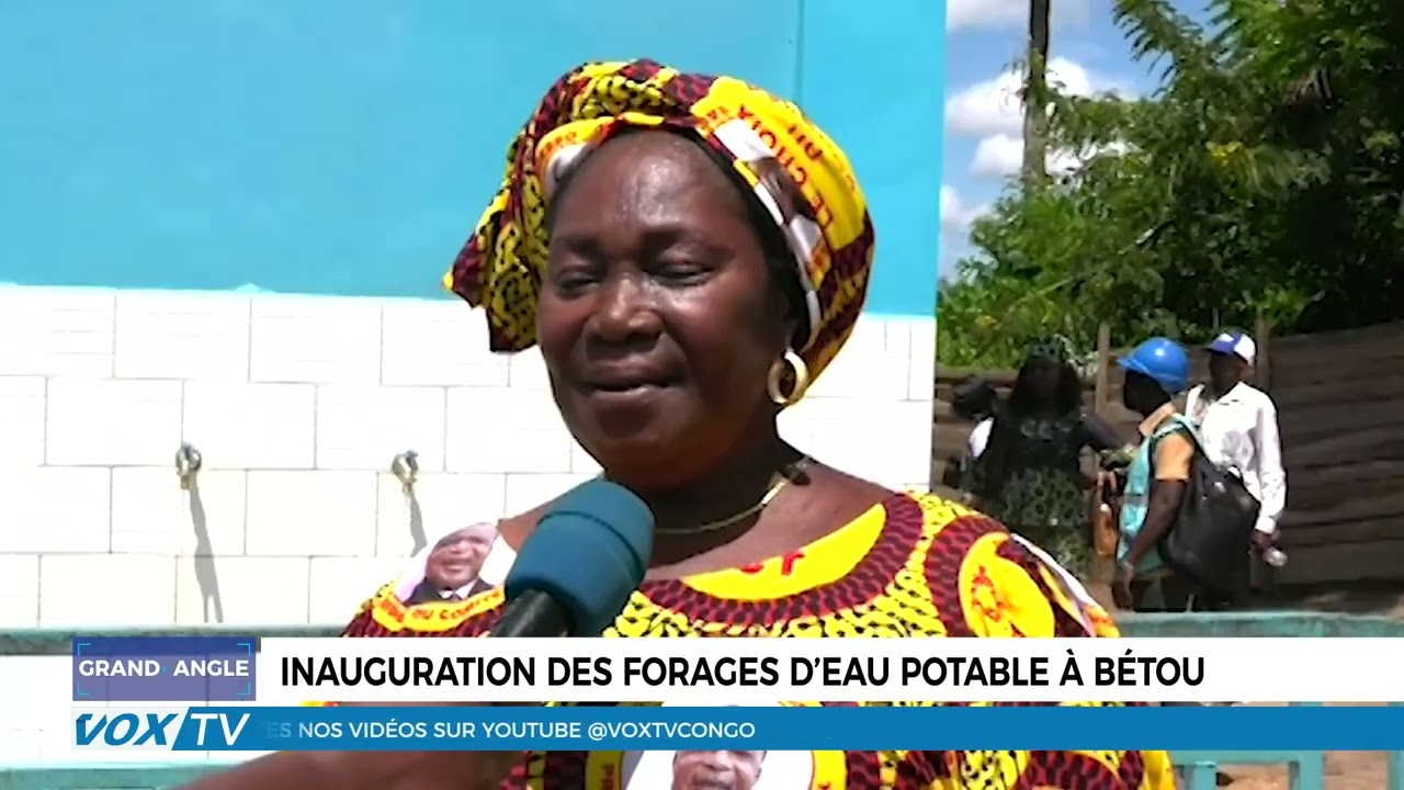 Inauguration des forages d’eau potable à Bétou