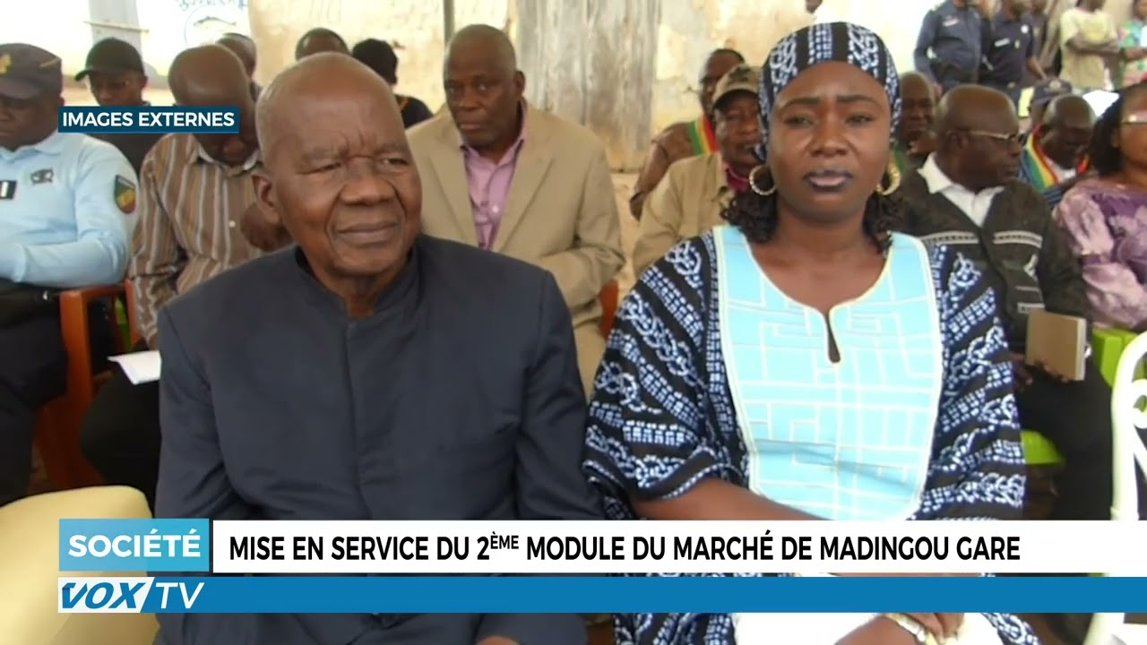 Mise en service du 2ème module du marché de madingou gare
