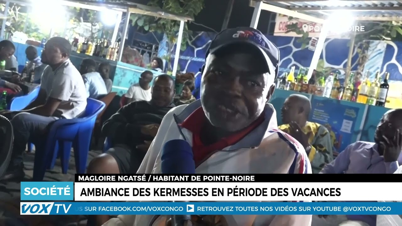 Ambiance des kermesses en période des vacances