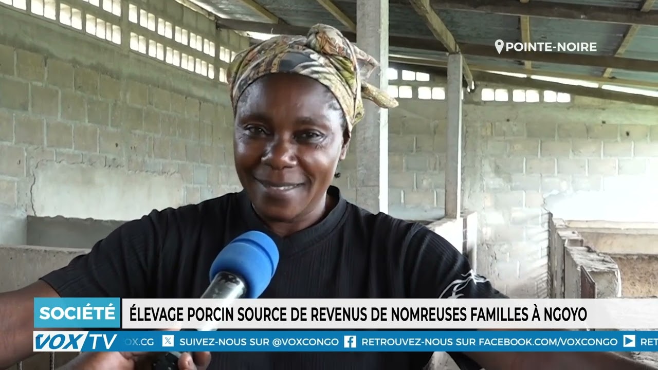 Famille soutenue par l&rsquo;élevage porcin à Ngoyo