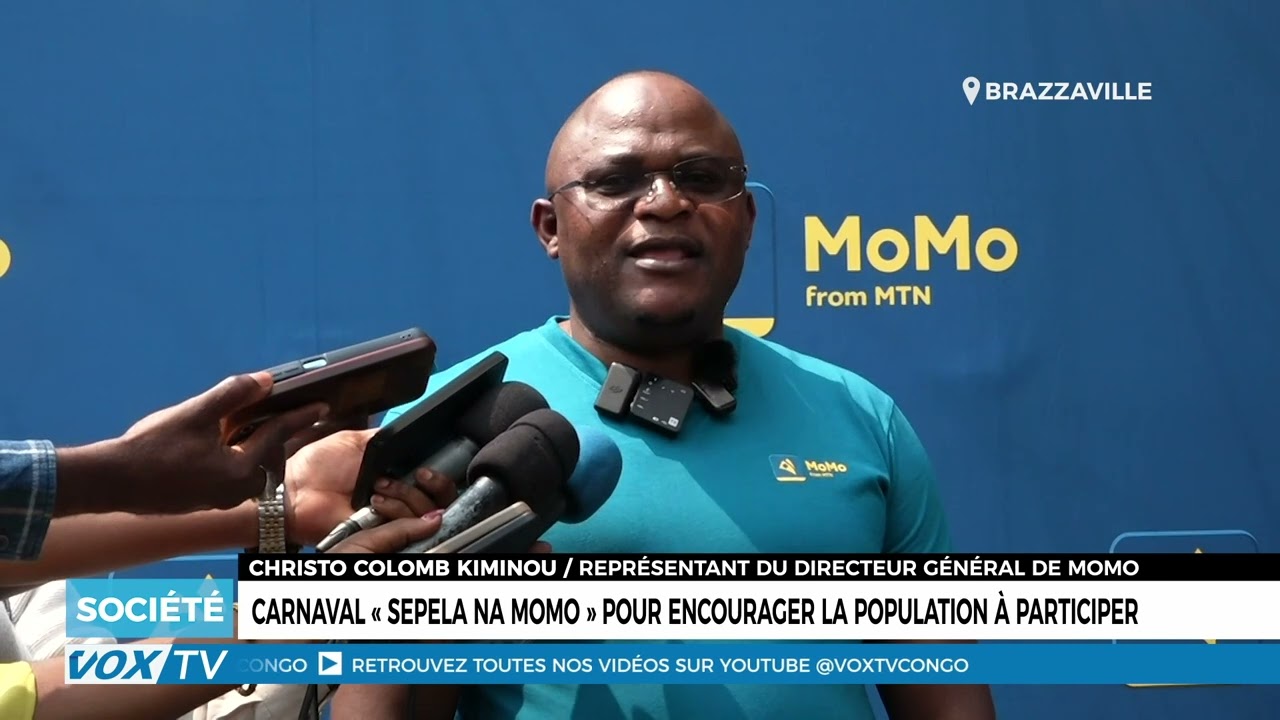 Carnaval « sepela na Momo » pour encourager la population à participer