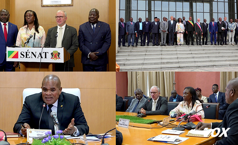 Les Maires de Kintélé et Nevers échangent avec le sénat sur l’organisation d’un sommet des villes africaines