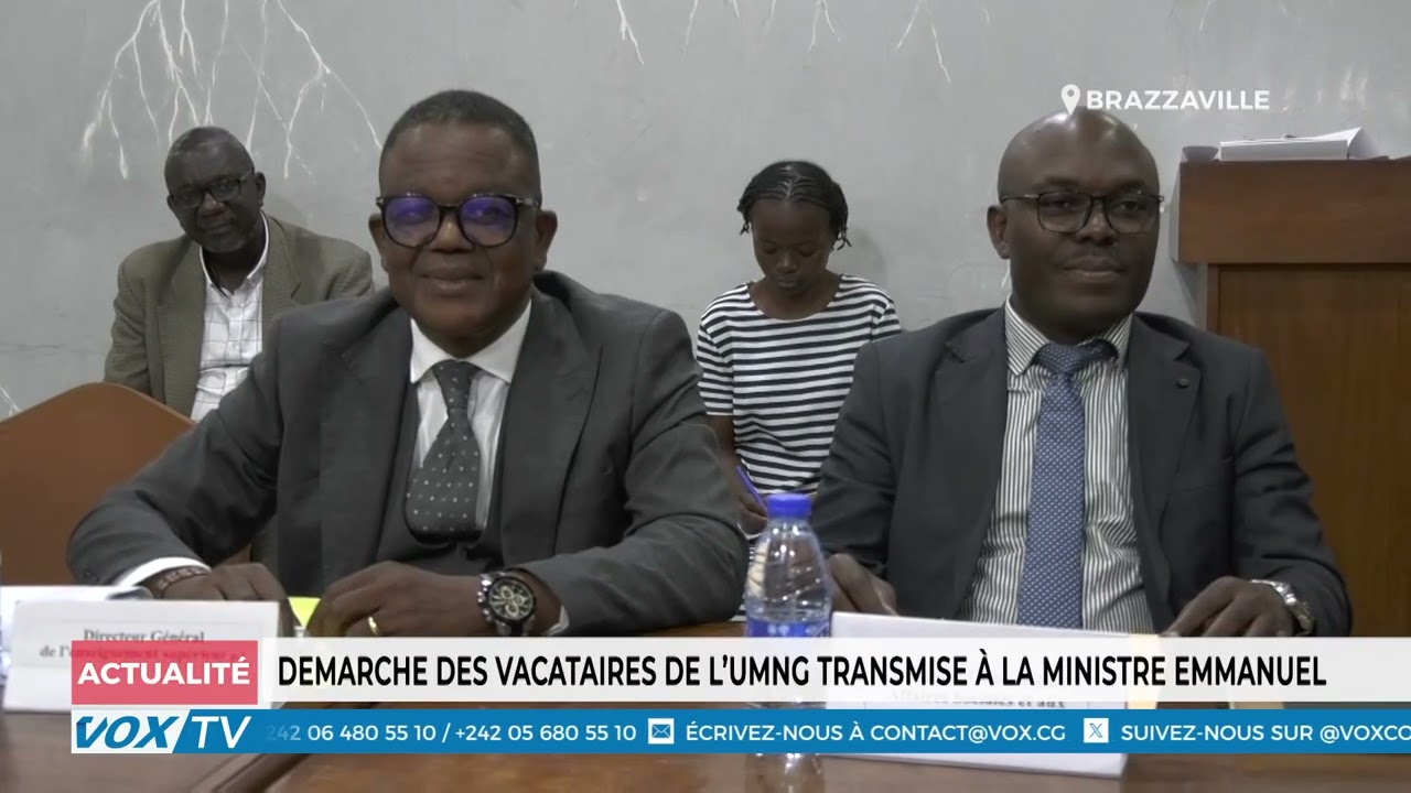 DEMARCHE DES VACATAIRES DE L’UMNG TRANSMISE à la ministre emmanuel