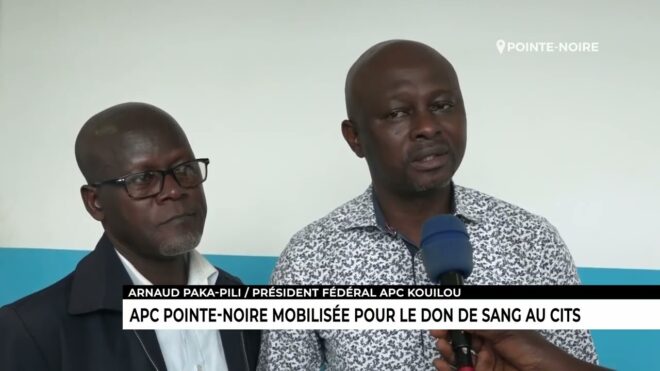 APC Pointe-Noire mobilisée pour le don de sang au CITS