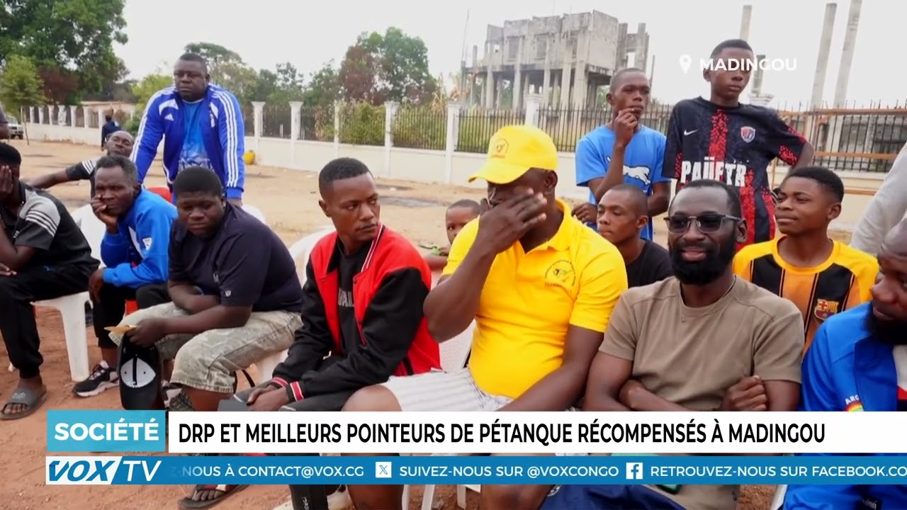 DRP et meilleurs pointeurs de pétanque récompensés à Madingou