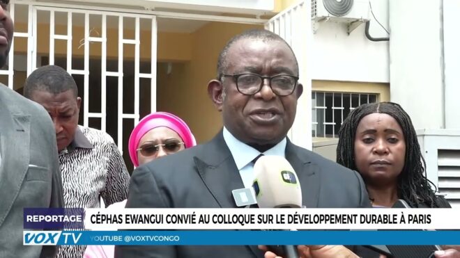 Céphas Ewangui convié au Colloque sur le développement durable à Paris