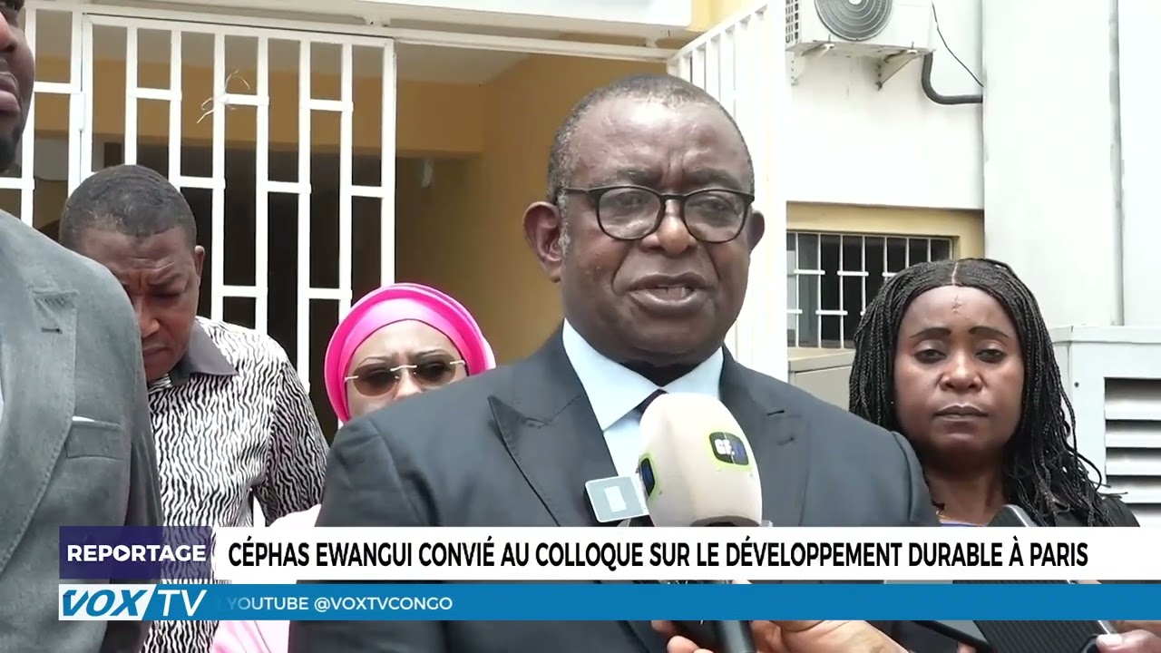 Céphas Ewangui convié au Colloque sur le développement durable à Paris