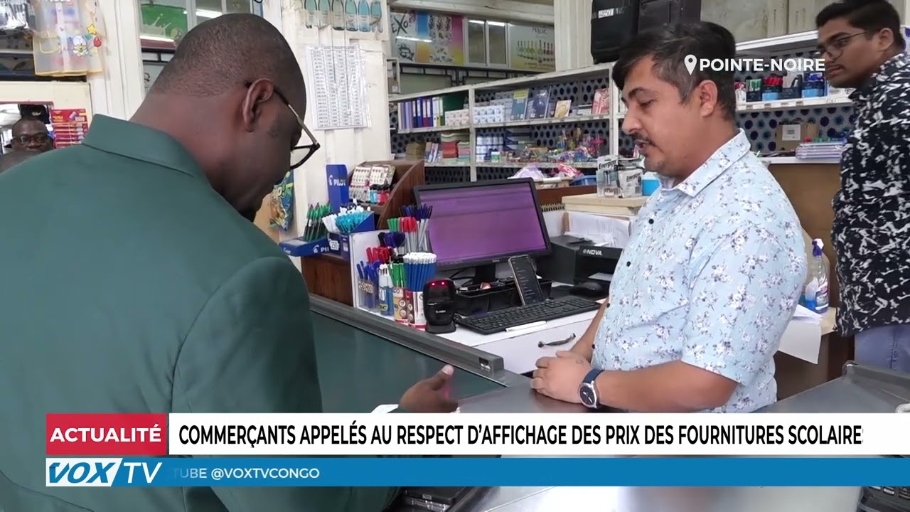 Commercants appeles au respect d’affichage des prix des fournitures scolaires