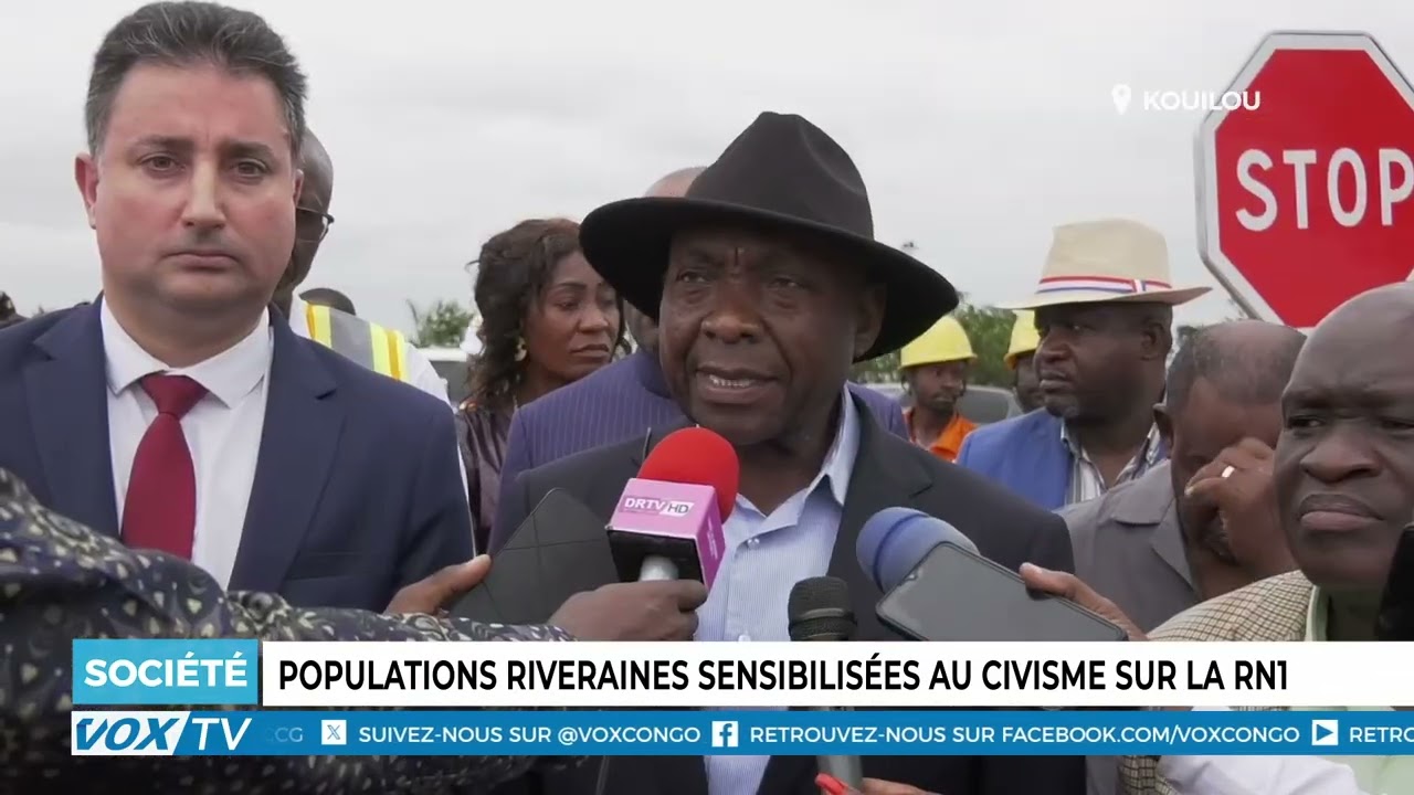 Populations riveraines sensibilisees au civisme sur la RN1