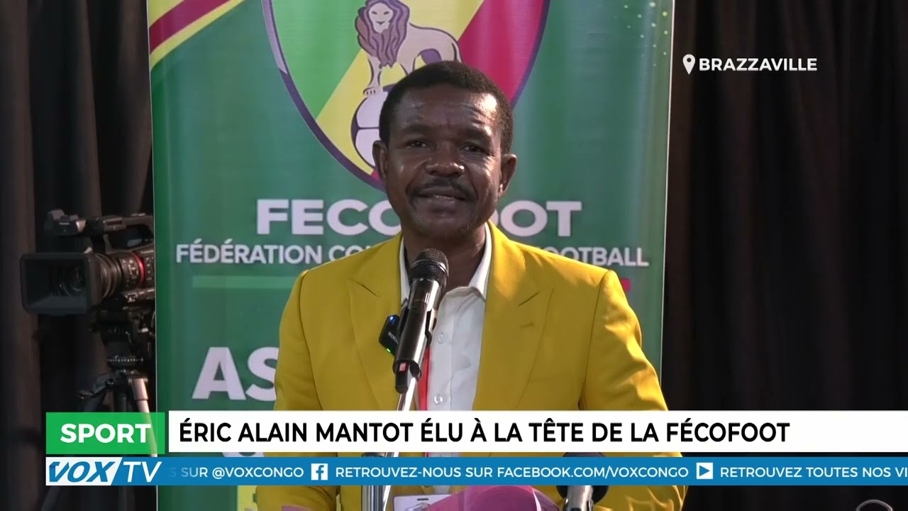 Éric Alain Mantot élu à la tête de la Fécofoot