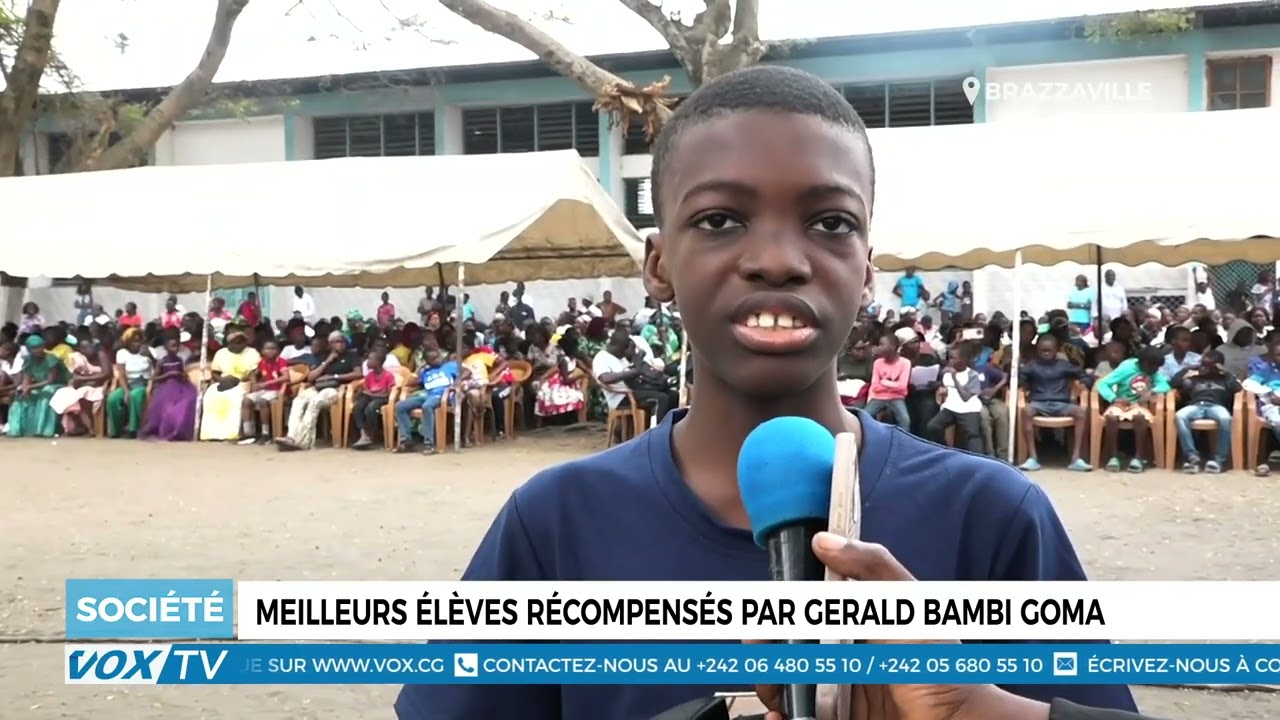 Meilleurs élèves récompensés par GERALD BAMBI GOMA