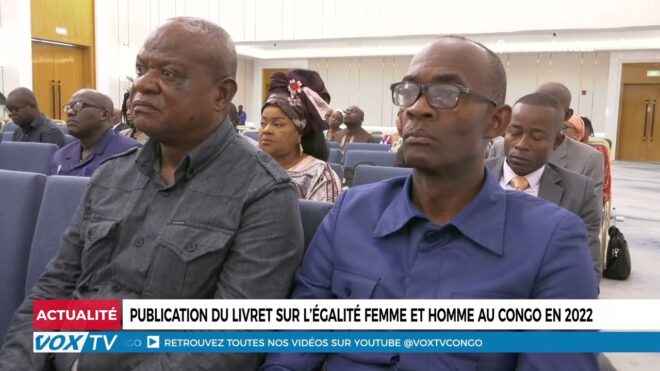 Publication du Livret sur l’égalité femme et homme au Congo en 2022