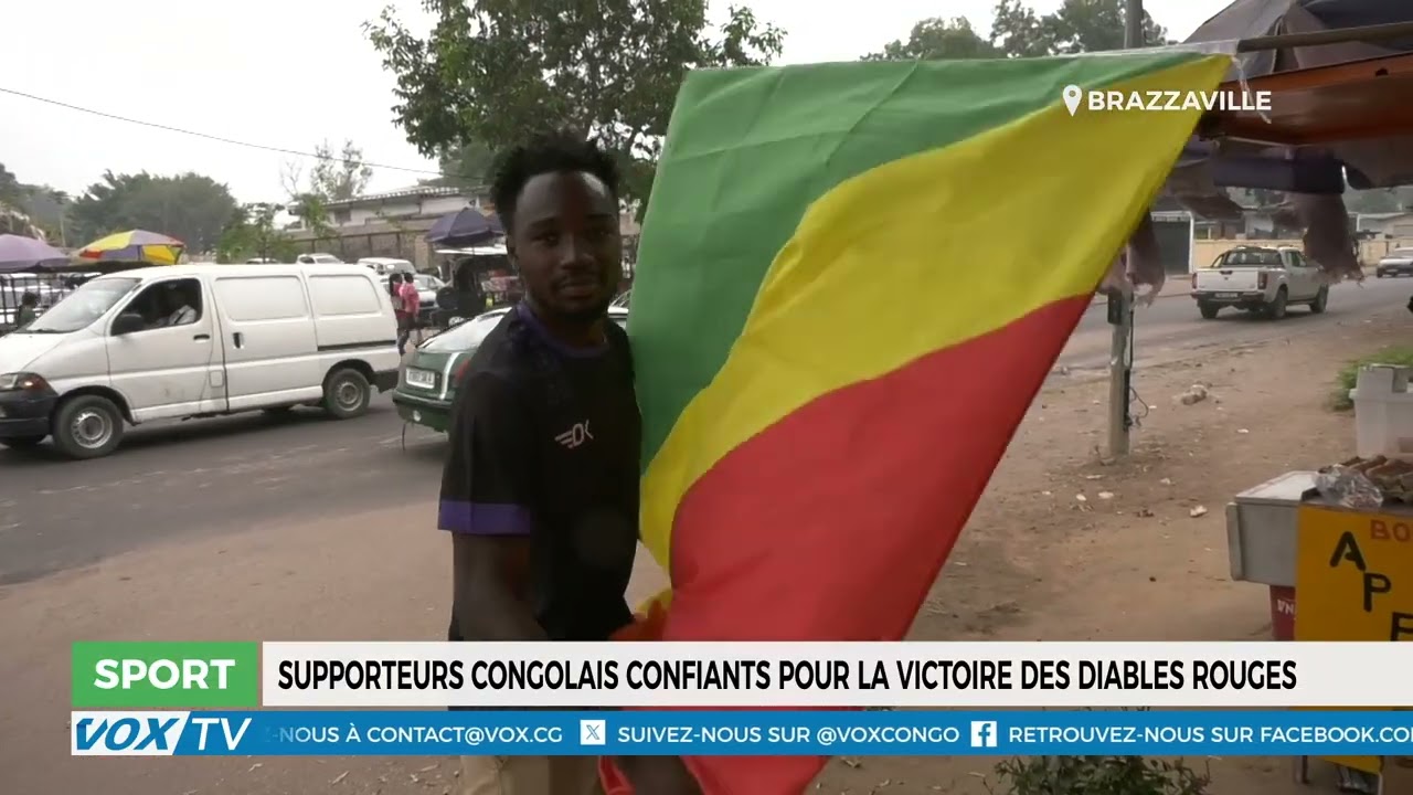Supporteurs congolais confiants pour la victoire des Diables Rouges