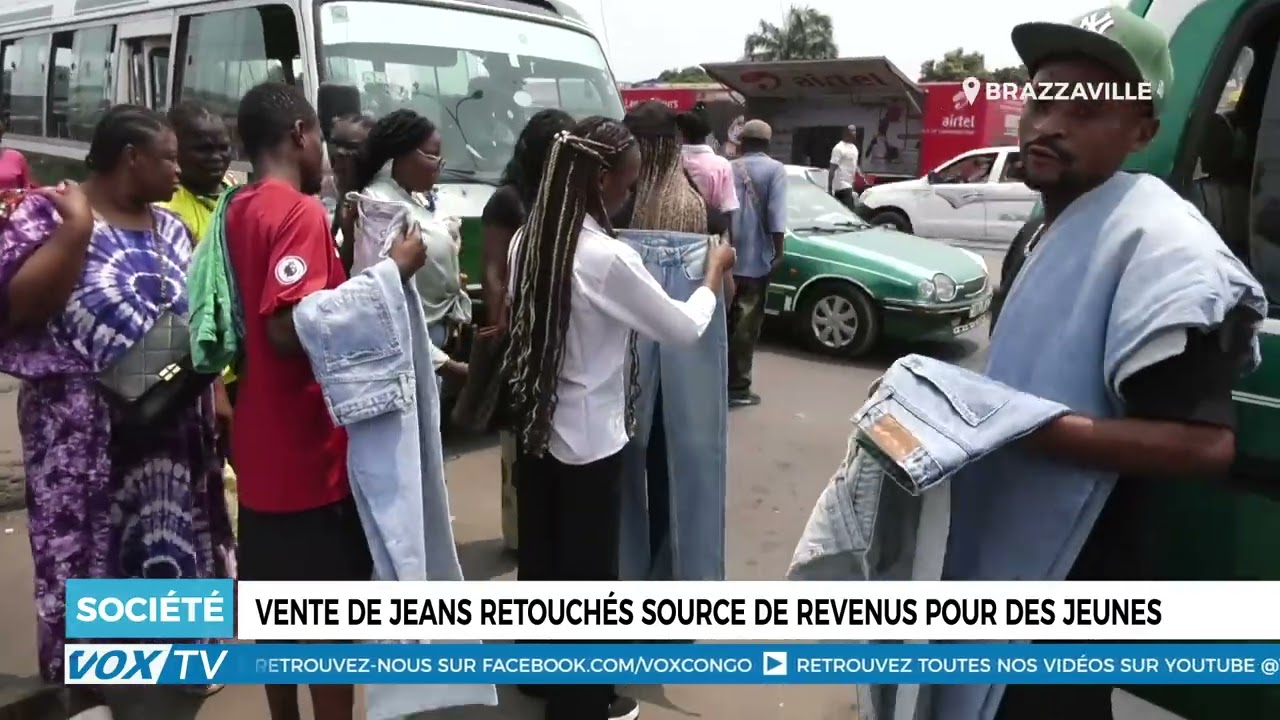 Vente de JEANS retouchés source de revenus pour des jeunes