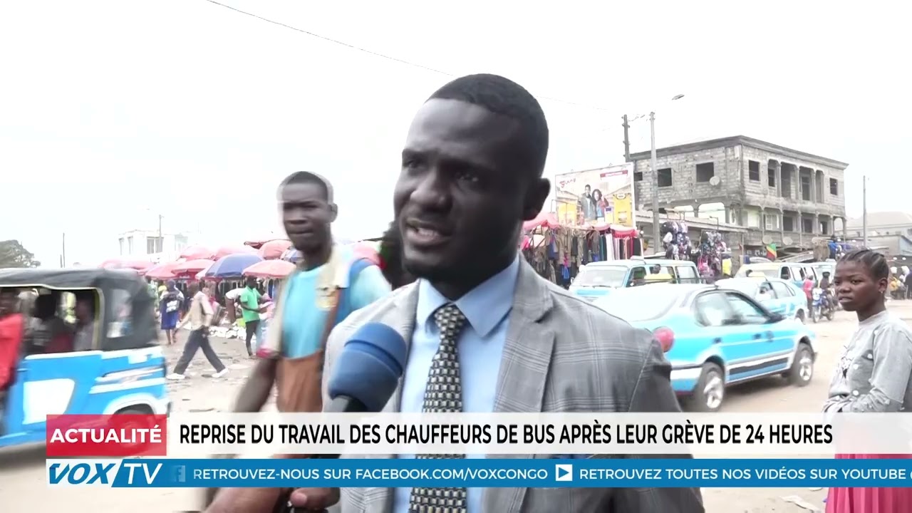 Reprise du travail des chauffeurs de bus apres leur greve de 24 heures