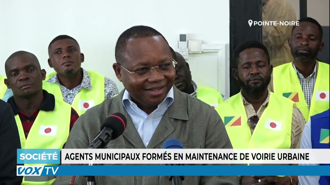 Agents municipaux formes en maintenance de voirie urbaine