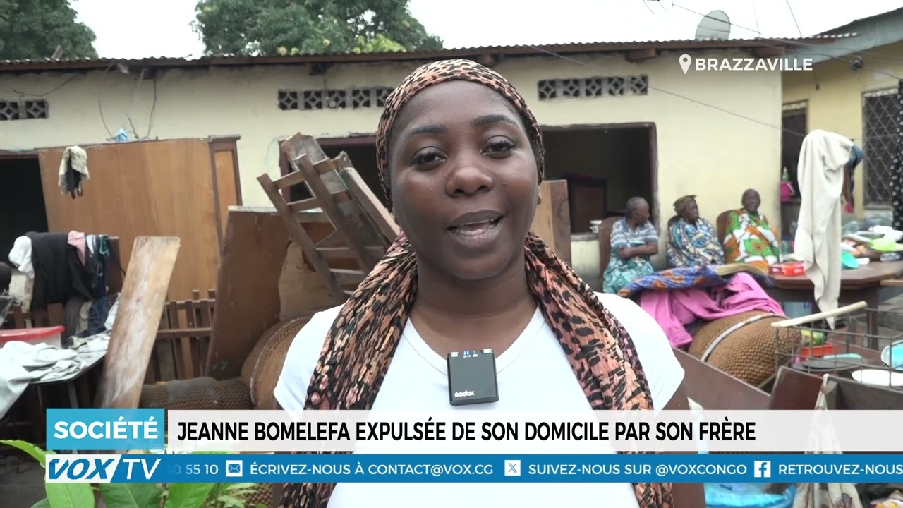 Jeanne Bomelefa expulsée de son domicile par son frère