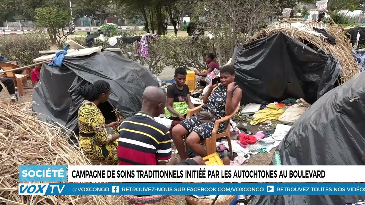 Campagne de soins traditionnels initiéé par les autochtones au boulevard