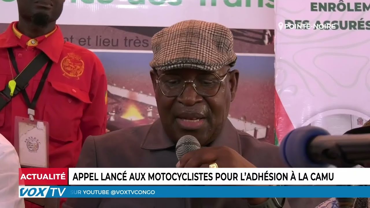 Appel lance aux motocyclistes pour adhesion a la Camu