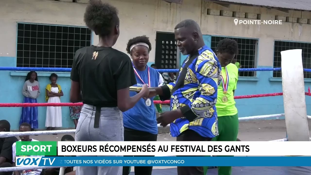 Boxeurs récompenses au festival des gants