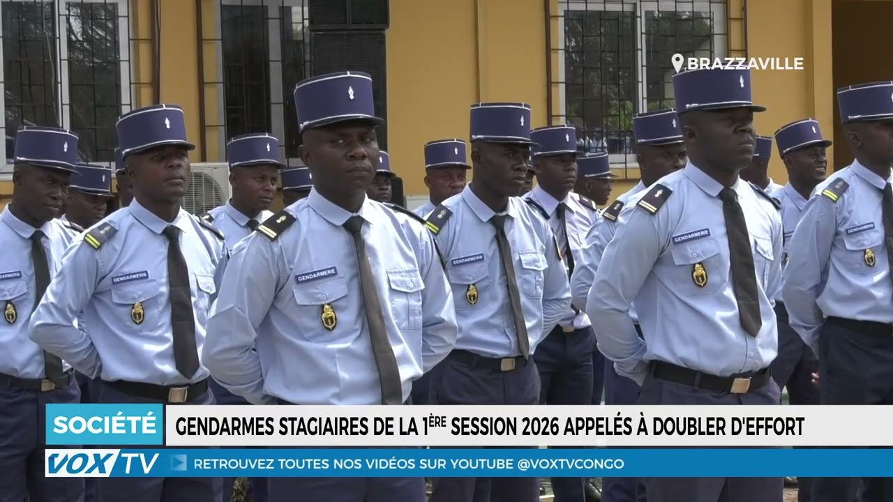 Gendarmes stagiaires de la 1ère session 2026 appelés à doubler d&rsquo;effort
