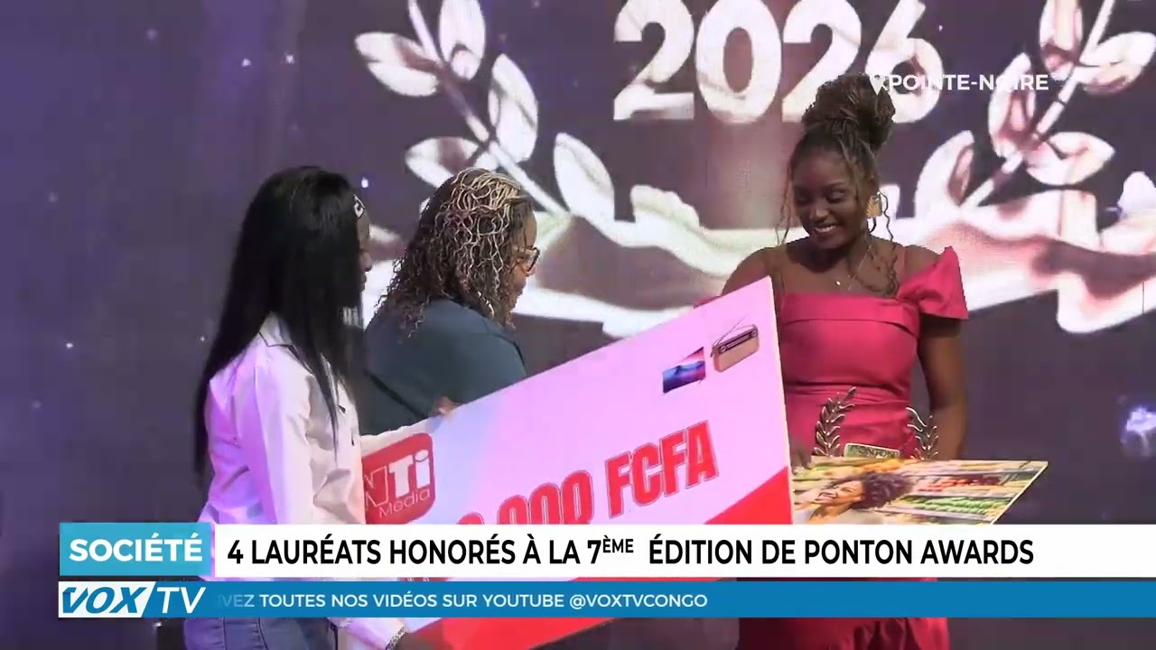 4 laureats honores a la 7eme edition de Ponton Awards