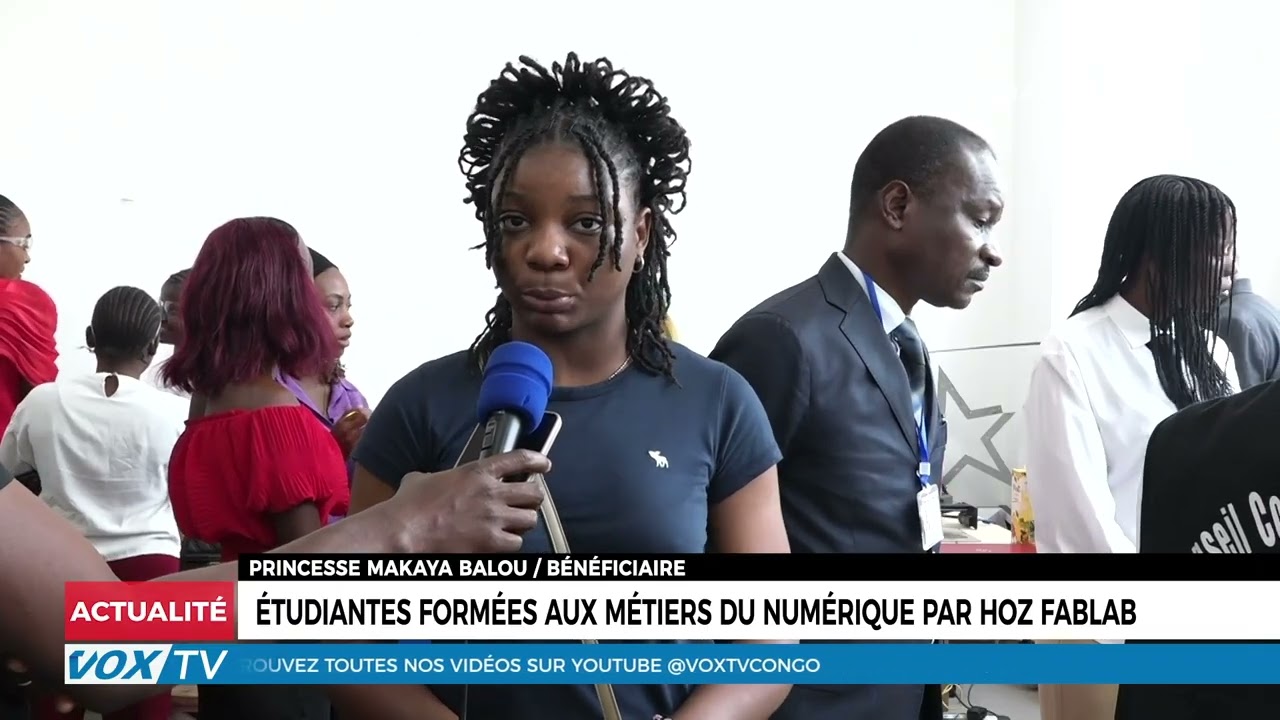 étudiantes formées aux métiers du numérique par HOZ FABLAB