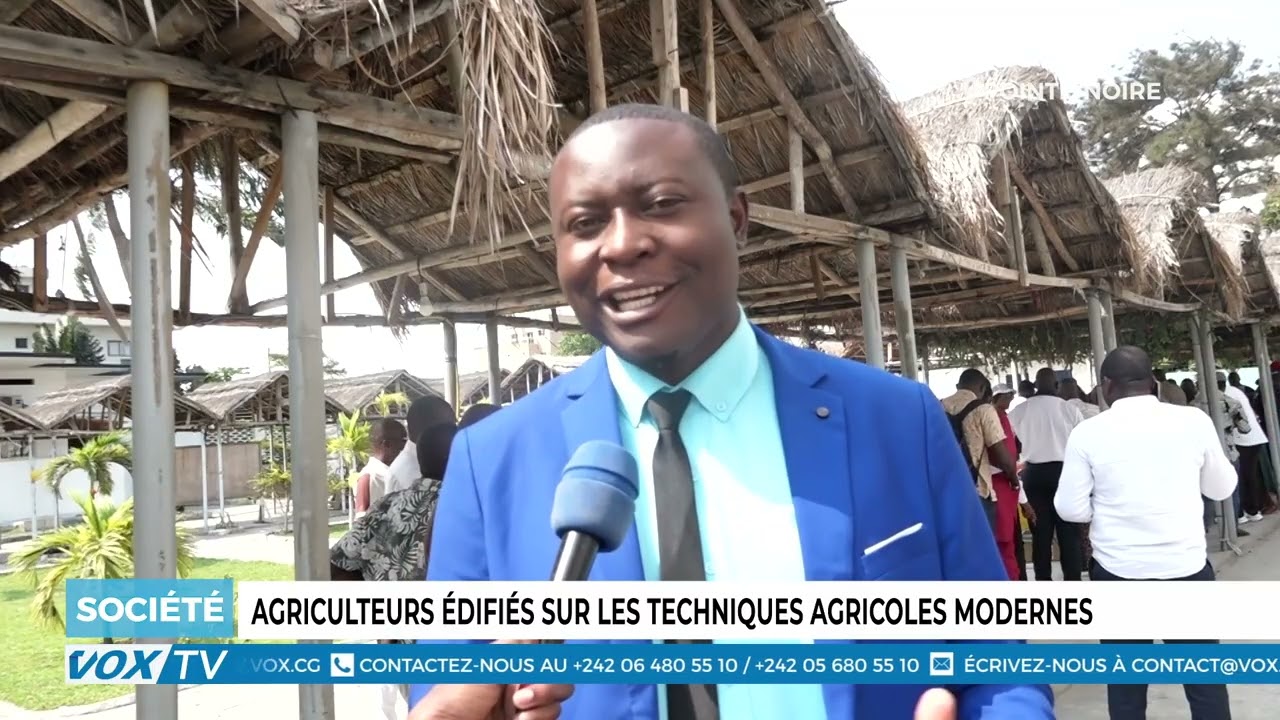 Agriculteurs edifies sur les techniques agricoles modernes