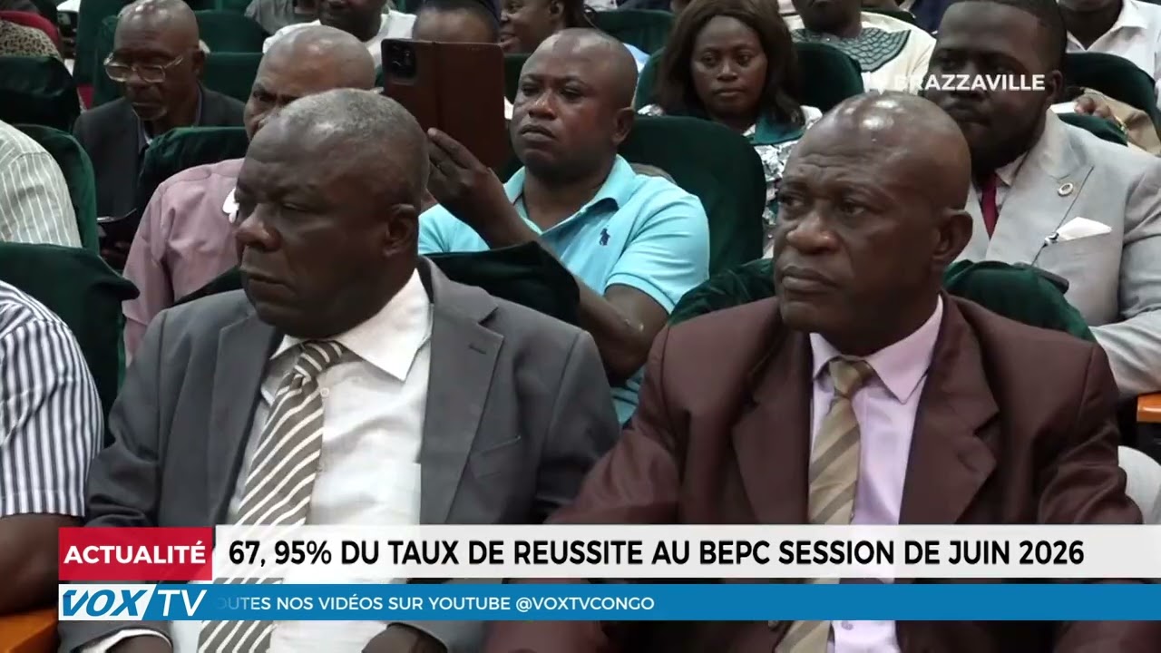 67, 95% du taux de reussite au BEPC session de juin 2026