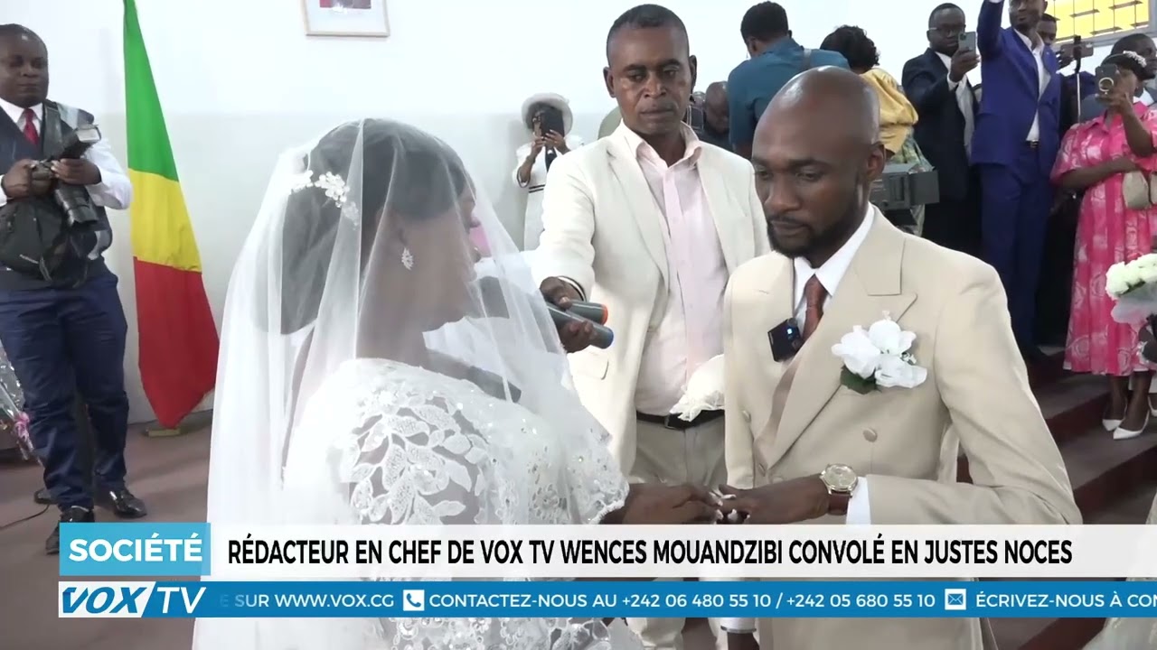 Rédacteur en chef de Vox TV Wences Mouandzibi convolé en justes noces