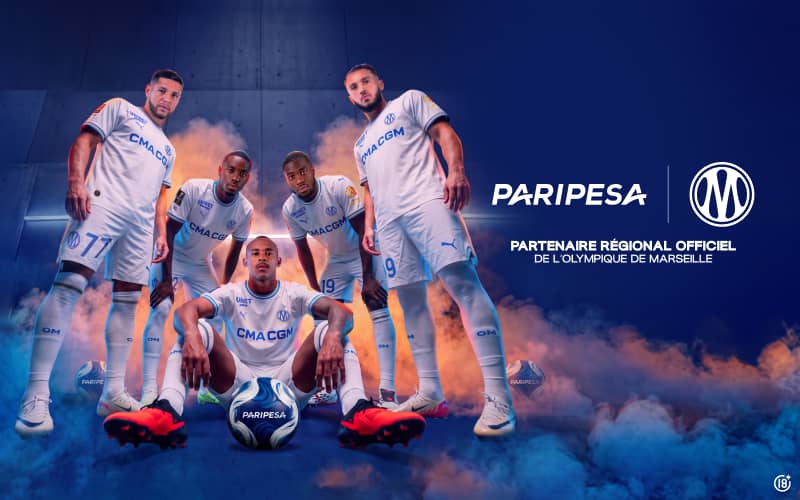 Olympique de Marseille et PariPesa, un nouveau partenariat régional en Afrique