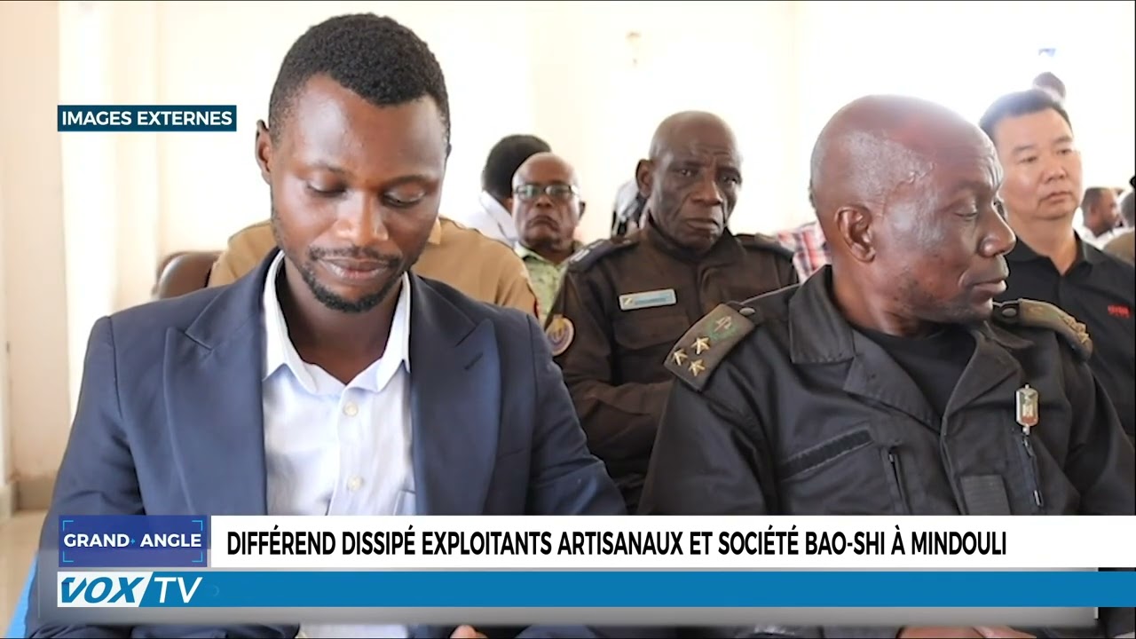 Differend dissipé exploitants artisanaux et société Bao Shi à Mindouli