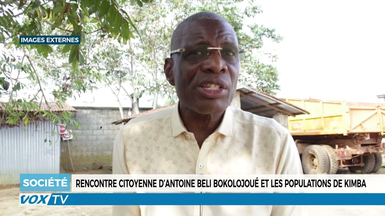 Rencontre citoyenne d&rsquo;Antoine Beli Bokolojoué et les populations de Kimba