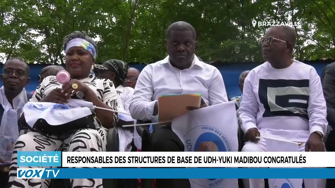 Responsables des structures de base de UDH YUKI MADIBOU congratulés