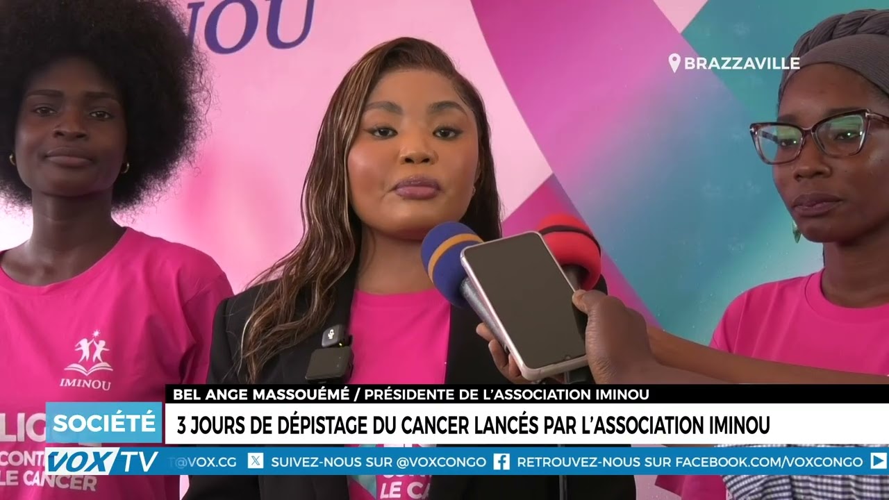 3 jours de dépistage du cancer lancés par l’association iminou