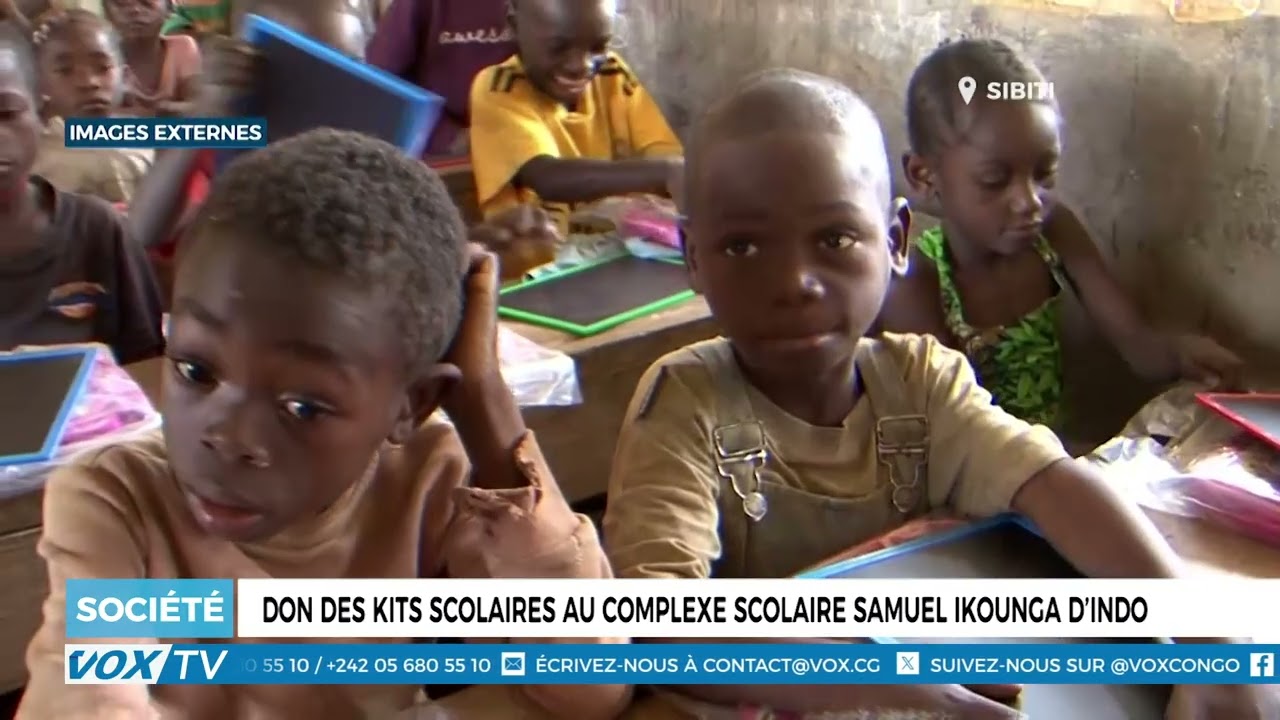 Don des Kits scolaires au complexe scolaire Samuel Ikounga d’Indo