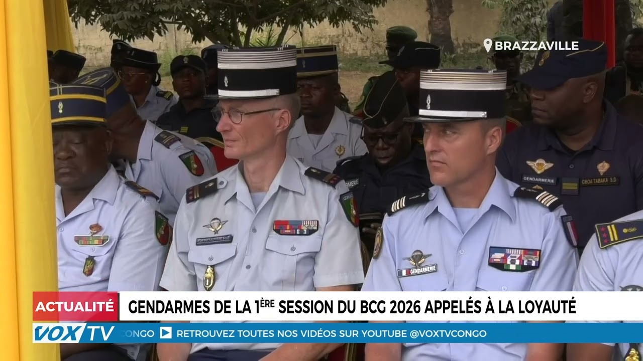 Gendarmes de la 1ère session du BCG 2026 appelés à la loyauté