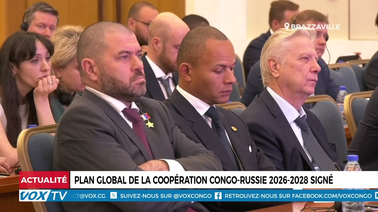 Plan global de la coopération Congo Russie 2026 2028 signé