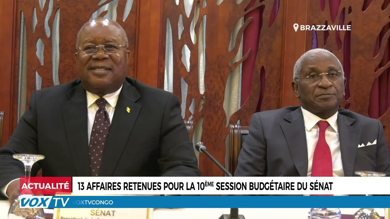 13 affaires retenues pour la 10ème session budgetaire du senat
