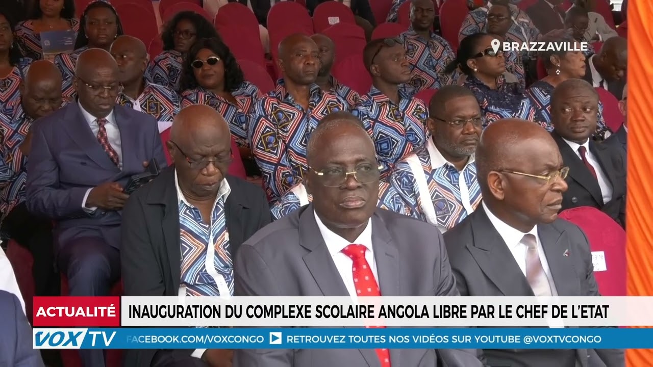 Inauguration du complexe scolaire Angola libre par le Chef de l’Etat